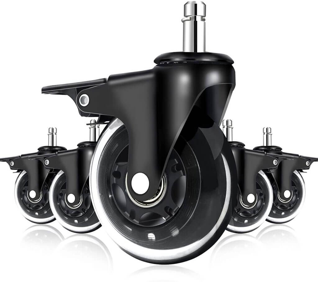 5 Best Office Chair Caster Wheels With Brakes - Recliner Seat