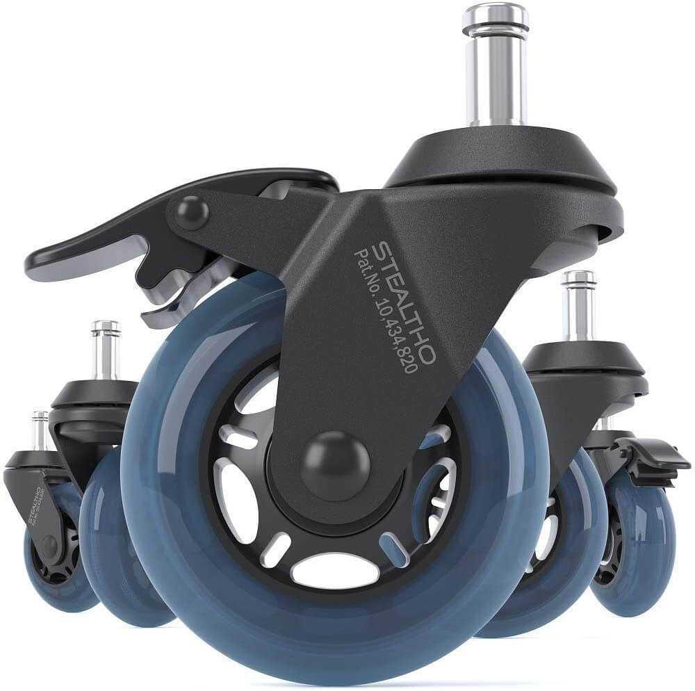 Office Chair Wheels With Brake 