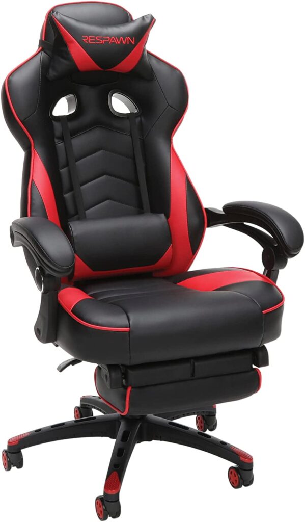 RESPAWN 110 Ergonomic Gaming Chair with Footrest Recliner